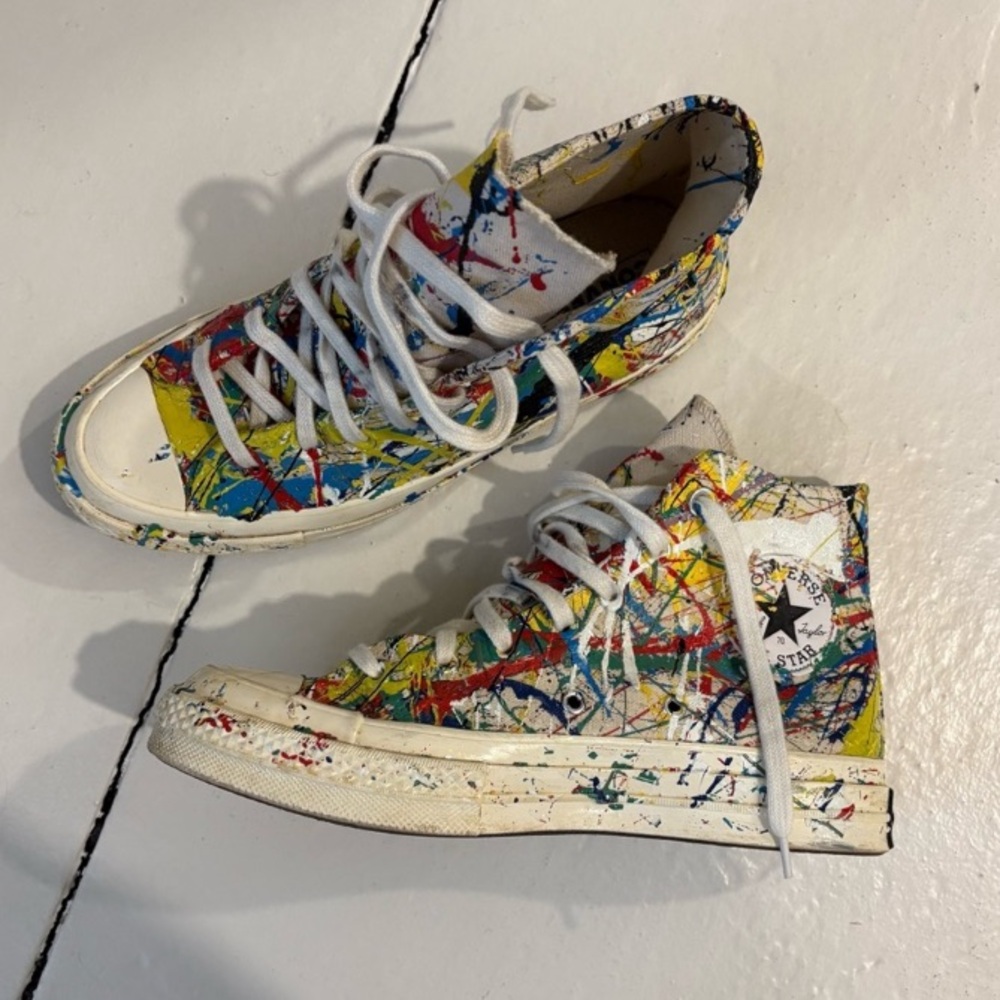 Converse All Star Chuck Taylor Paint Splatter High-Top Sneakers